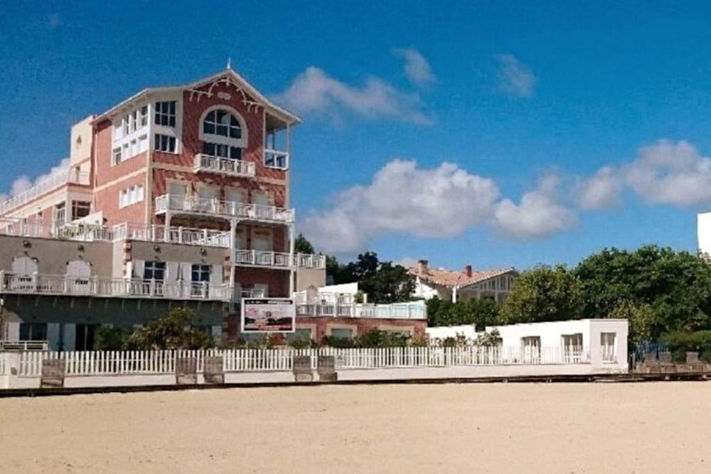 Arcareve - Grand Studio De Standing Avec Terrasse, Jardin Et Acces Direct A La Plage 阿卡雄 外观 照片
