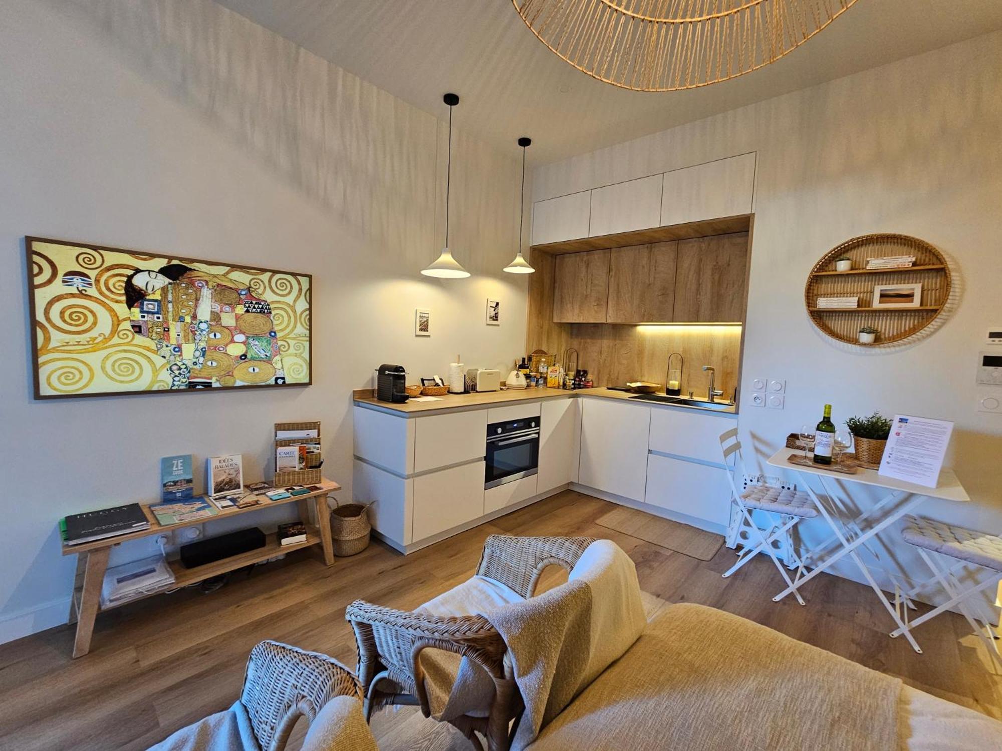 Arcareve - Grand Studio De Standing Avec Terrasse, Jardin Et Acces Direct A La Plage 阿卡雄 外观 照片